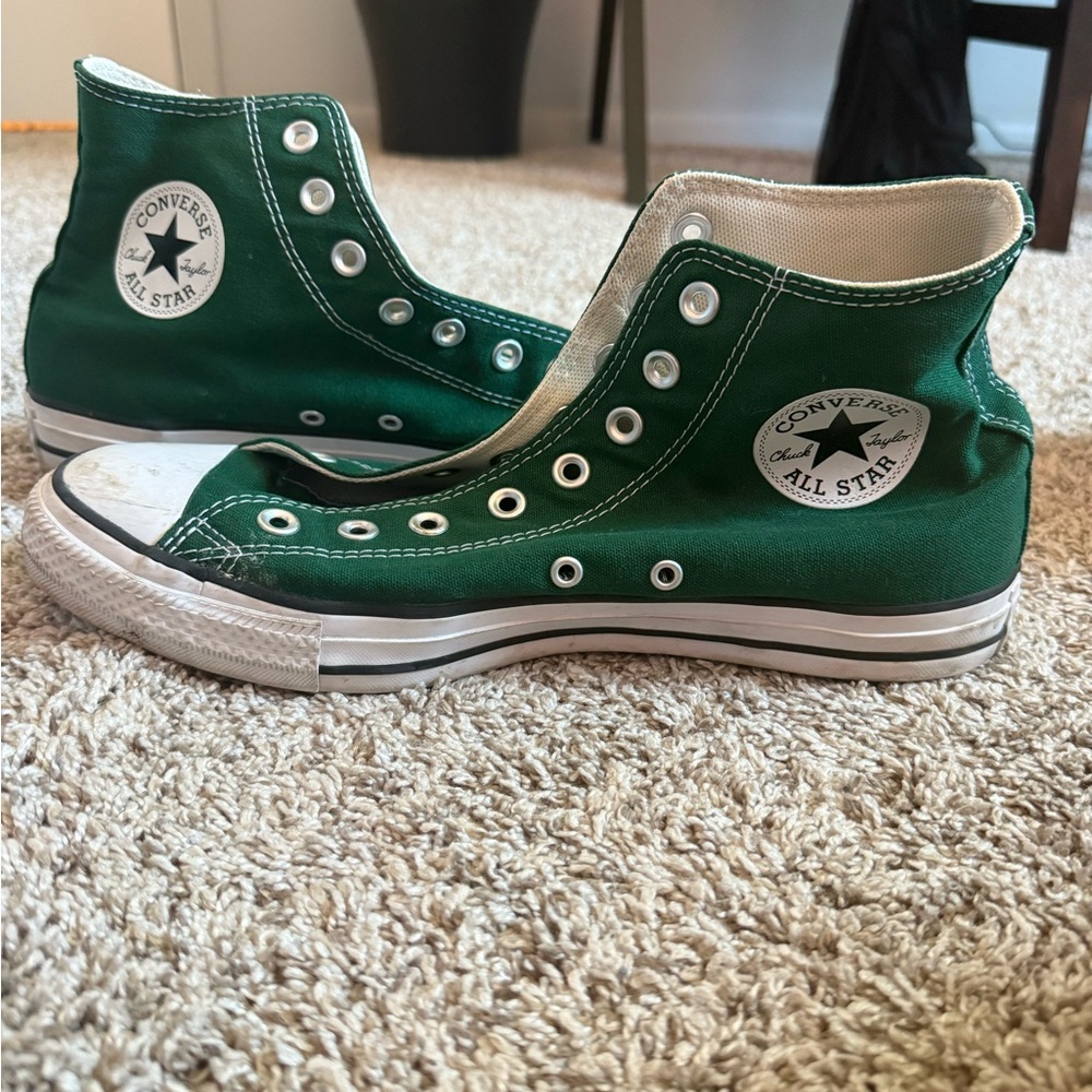 Converse Green High-Top Sneakers